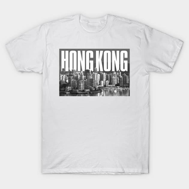 Hong Kong Cityscape T-Shirt by PLAYDIGITAL2020